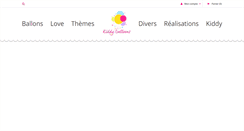 Desktop Screenshot of kiddyballoons.be