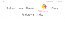 Tablet Screenshot of kiddyballoons.be